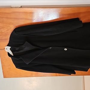 Woman's Navy Pea coat styled jacket